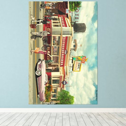 Toile The Hitchhickers (Insitu (Plancher de Bois))