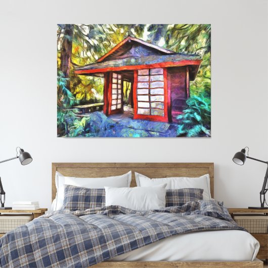 Toile Thé japonais dans la forêt (Insitu(Chambre))
