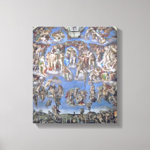 Toile The Last Judgment - Michel-Ange Buonarroti