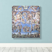 Toile The Last Judgment - Michel-Ange Buonarroti (Insitu (Plancher de Bois))