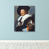Toile The Laughing Cavalier de Frans Hals (1624) (Insitu (Plancher de Bois))
