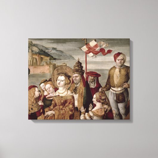 Toile The Legend of St. Ursula, c.1530 (Recto)