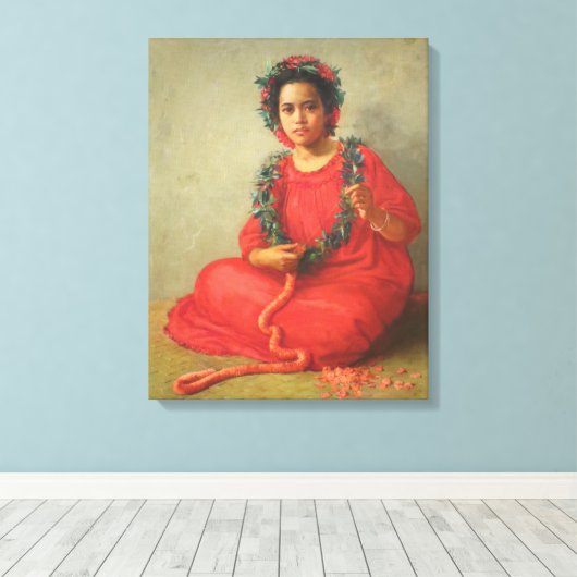 Toile 'The Lei Maker' - Theodore Worth (Insitu (Plancher de Bois))