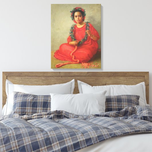 Toile 'The Lei Maker' - Theodore Worth (Insitu(Chambre))