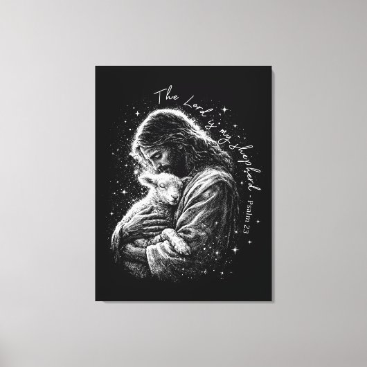 Toile The Lord is my Shepard. Psalm 23. (Recto)