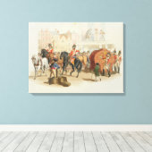 Toile The Lottery Wheel, engraved by the artist, 1805 (Insitu (Plancher de Bois))