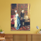 Toile The Lovers' Tiff, 1872 (huile sur panneau) (Insitu(Salon))