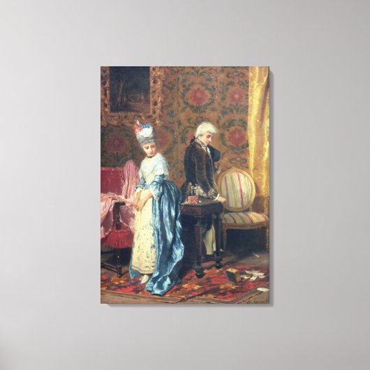 Toile The Lovers' Tiff, 1872 (huile sur panneau) (Recto)