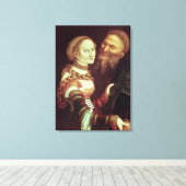 Toile The Lovesick Old Man, 1553 (huile sur panneau) (Insitu (Plancher de Bois))