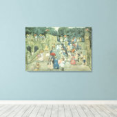 Toile The Mall, Central Park de Maurice Prendergast (Insitu (Plancher de Bois))
