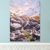 Toile The Might of Mountains and Rocks: wall Art (Insitu (Plancher de Bois))