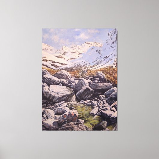 Toile The Might of Mountains and Rocks: wall Art (Recto)