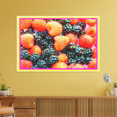 Toile "The Mix of Berries" jolie photo. Commandez dès ma (Insitu(Salon))