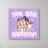 Toile The Muses - You Are Worthy Canvas Print (Recto)