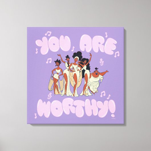 Toile The Muses - You Are Worthy Canvas Print (Recto)