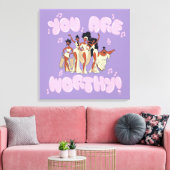 Toile The Muses - You Are Worthy Canvas Print (Insitu(Salon))