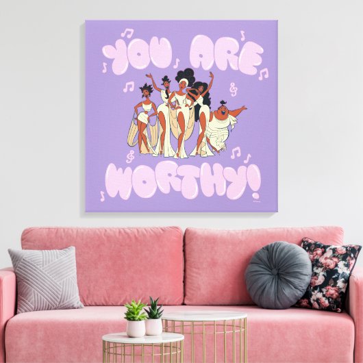 Toile The Muses - You Are Worthy Canvas Print (Insitu(Salon))