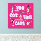 Toile The Muses - You Got This Girl Canvas Print (Insitu (Plancher de Bois))