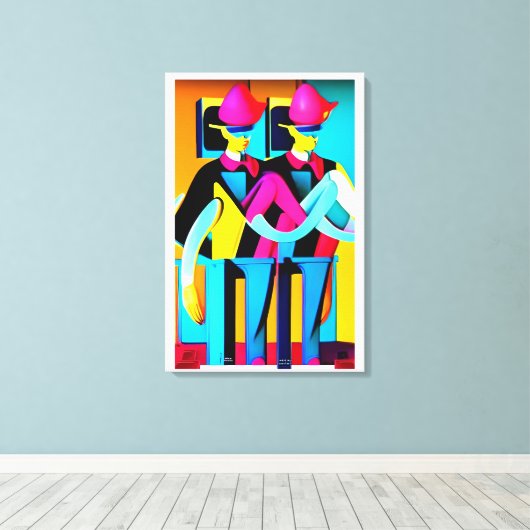 Toile The Muster Drill (Insitu (Plancher de Bois))