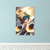 Toile The New 52 - Supergirl #1 (Insitu (Plancher de Bois))