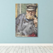 Toile The Old Sea Dog, Naval Art (par Henry Scott Tuke) (Insitu (Plancher de Bois))