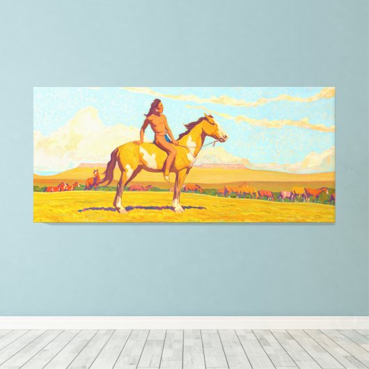 Toile The Pony Boy, 1920 par Maynard Dixon (Insitu (Plancher de Bois))