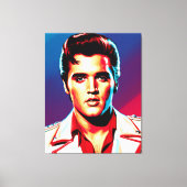 Toile The Pop Art King of Rock (Recto)