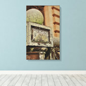 Toile "The Post" Antique Brown - Photo Art - (Insitu (Plancher de Bois))