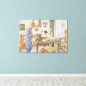 Toile The Print Room, pub dans Laissez la lumière hinine (Insitu (Plancher de Bois))