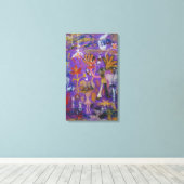 Toile The Purple Signs (Insitu (Plancher de Bois))
