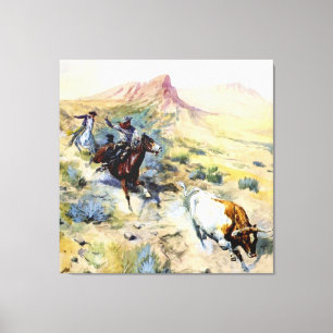 Toile « The Quitter » Art occidental par Charles M Russe