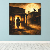 Toile The Saloon Shadow: Gothic Frontier Entry (Insitu (Plancher de Bois))