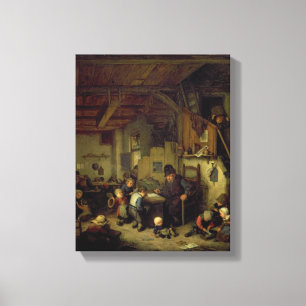 Toile The School Master, c.1662 (huile sur panneau)