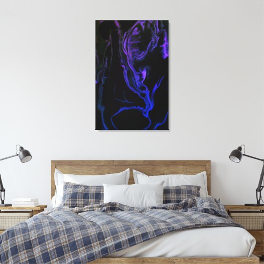 Toile The Scream-an Abstract Art Creation on a 24x36 in. (Insitu(Chambre))