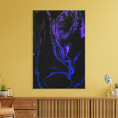 Toile The Scream-an Abstract Art Creation on a 24x36 in. (Insitu(Salon))