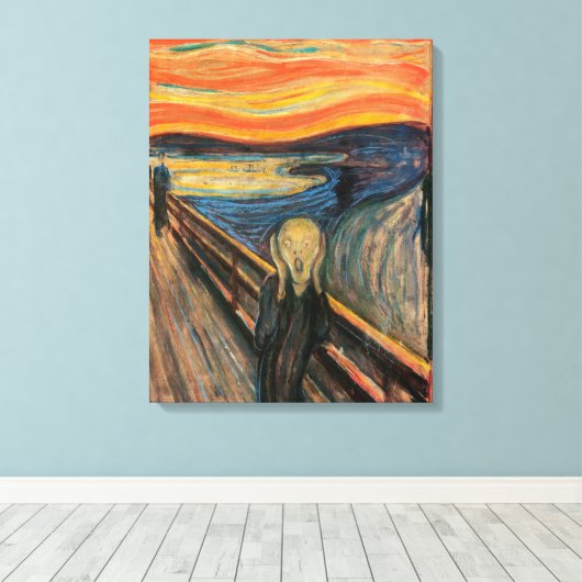 Toile The Scream - Edvard Munch (Insitu (Plancher de Bois))