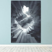 Toile The Shape of Collapsed Steps × The Shape of Layere (Insitu (Plancher de Bois))