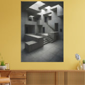 Toile The Shape of Silent Blocks × The Shape of Withheld (Insitu(Salon))