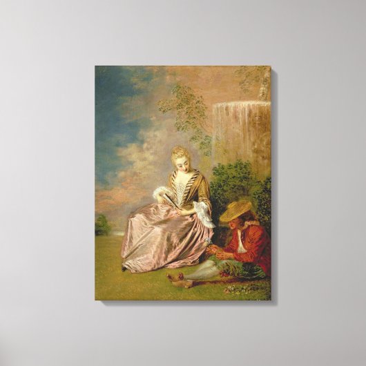 Toile The Shy Lover, 1718 (Recto)