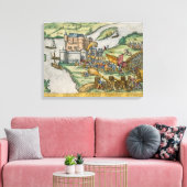 Toile The Siege of Louvain and the Heroism of Harman Reu (Insitu(Salon))