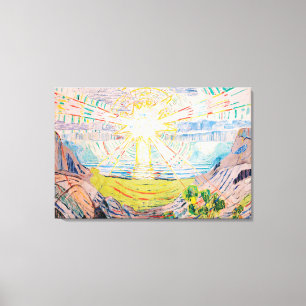Toile The Sun par Edvard Munch