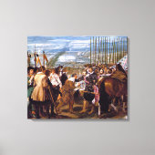 Toile The Surrender of Breda, fine art, (Recto)