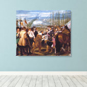 Toile The Surrender of Breda, fine art, (Insitu (Plancher de Bois))