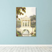 Toile The Temple Bridge, from Ackermann's Repository (Insitu (Plancher de Bois))