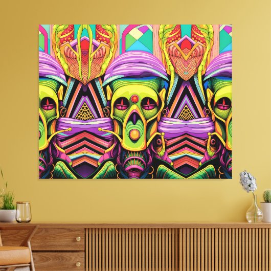 Toile The Three Cyborg Problem (Insitu(Salon))