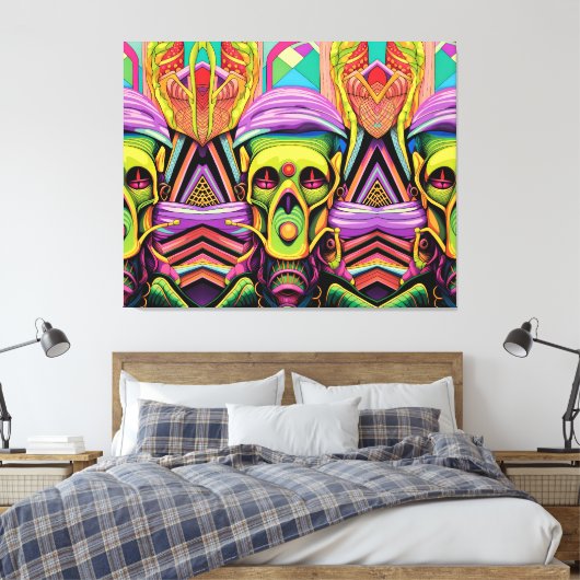 Toile The Three Cyborg Problem (Insitu(Chambre))