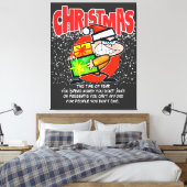 Toile The tote bag for people who don't like Christmas (Insitu(Chambre))
