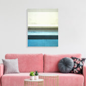 Toile 'The View' Art Abstrait bleu et gris (Insitu(Salon))