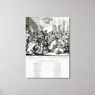 Toile The Warming Pan Baby, c.1688