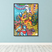 Toile The Way You See The World By Squid Fear City (Insitu (Plancher de Bois))